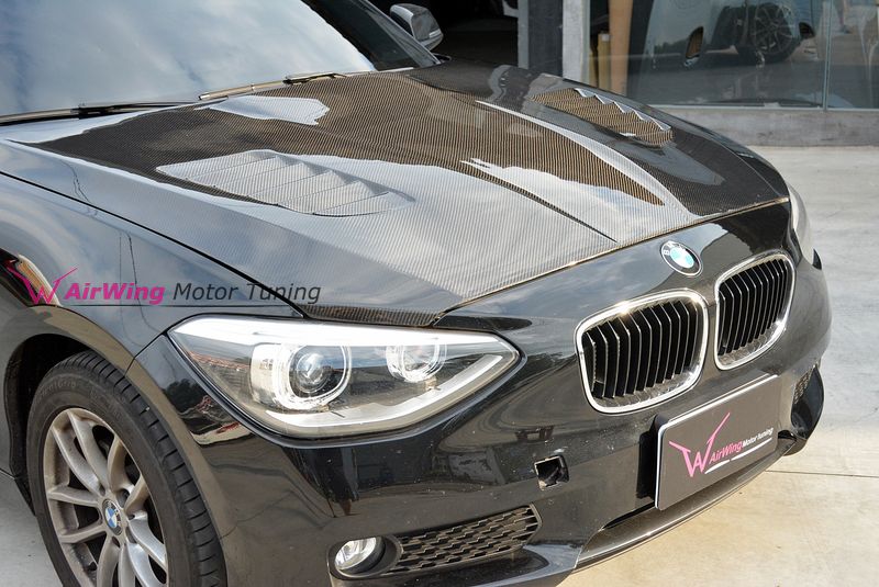 BMW F20 Carbon hood 02